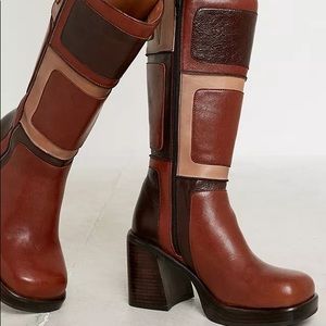 😇💓 ISO JEFFREY CAMPBELL KEELY PATCHWORK PLATFORM BOOT